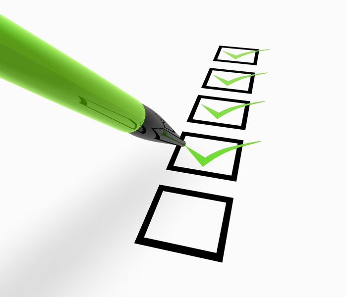 Admissibility Checklist