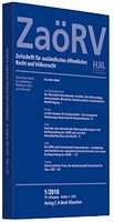 New ZaöRV Articles on ECHR