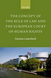 New Book on Rule of Law and the European Court