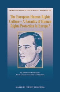 New Book on European Human Rights Culture