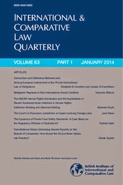 My New Article in ICLQ on ECHR, Violence and Free Speech