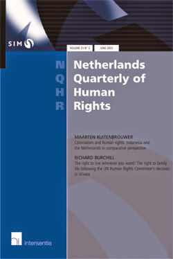 ECHR Articles in Newest NQHR