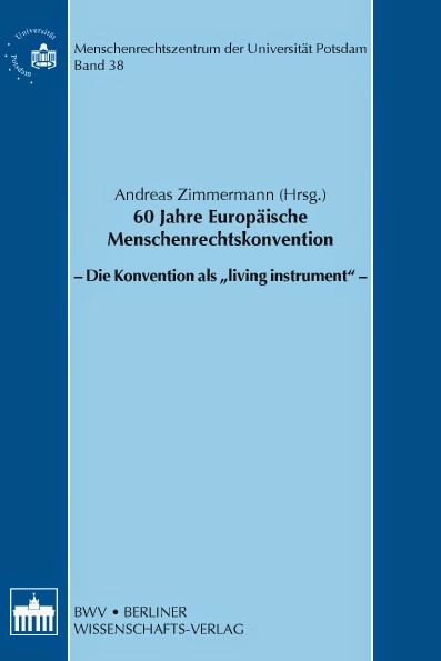 New Book on the Convention as a Living Instrument