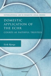 Book on Domestic Application of the ECHR