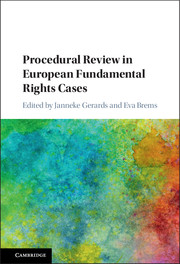Book on Procedural Review in European Fundamental Rights Cases