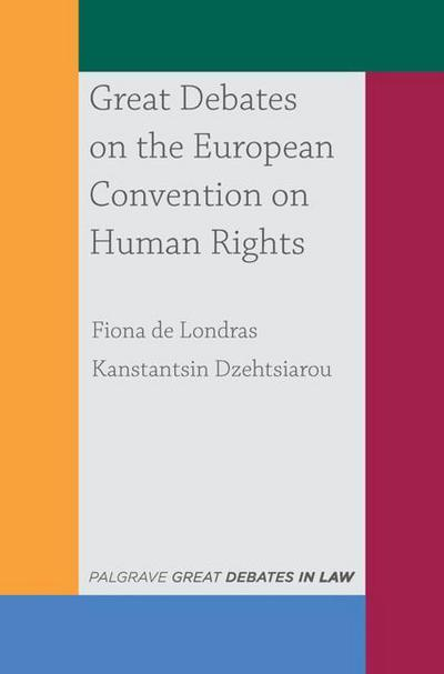 New Book on Great Debates and the ECHR