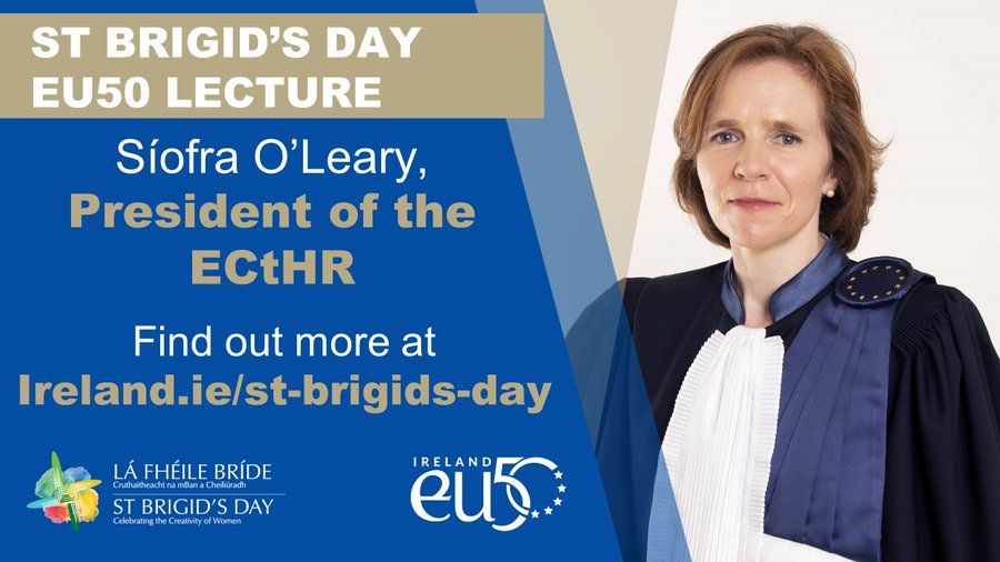 Lecture on Ireland and the ECHR by Court President Síofra O’Leary