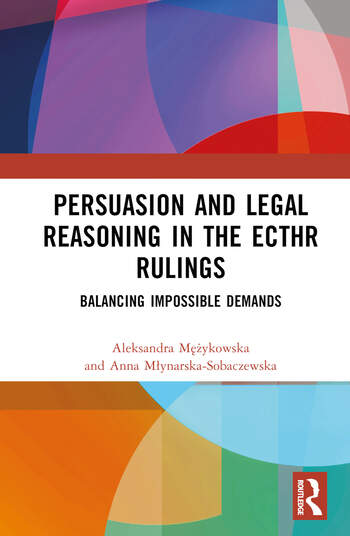 New Book on Persuasion and Legal Reasoning in ECtHR Rulings