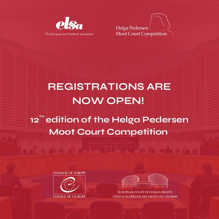 Registration for the Helga Pedersen Moot Court Competition Open