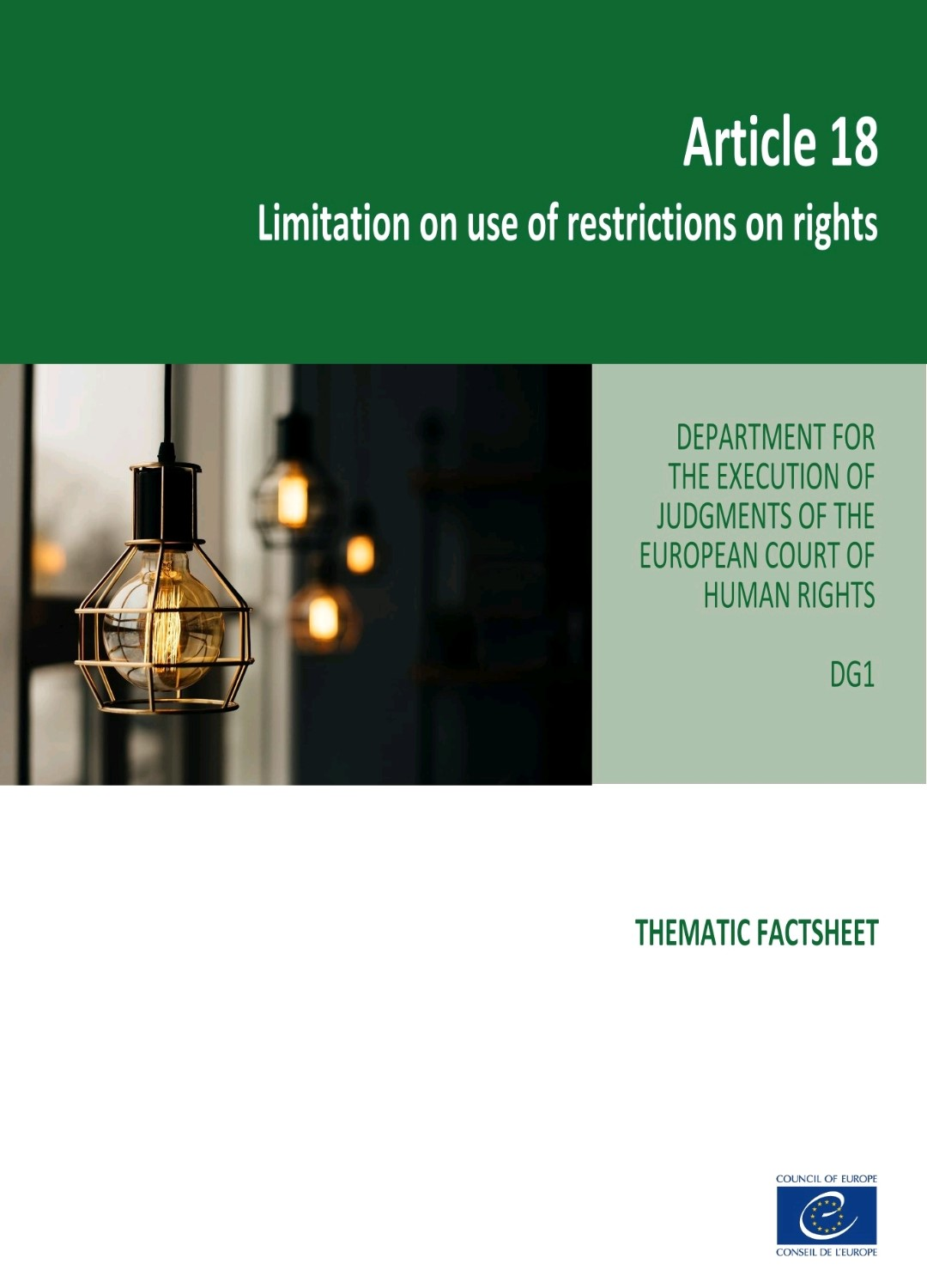 New Thematic Factsheet on Misuse of Power by States