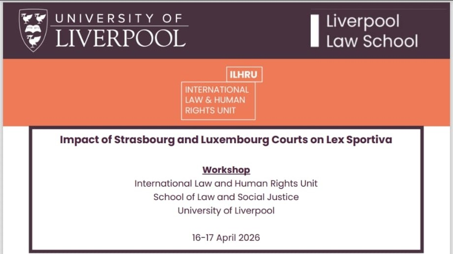 Workshop on ECHR and Sport