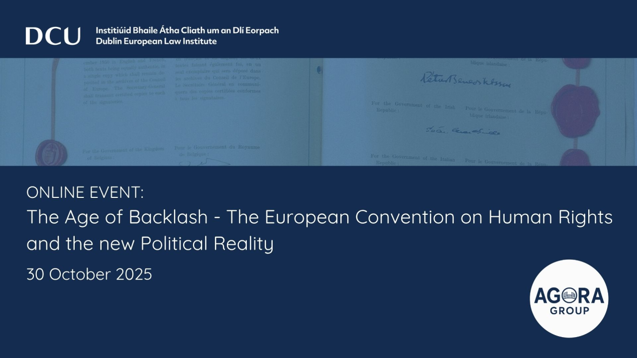 Online Event ‘The Age of Backlash: the ECHR and the New Political Reality’