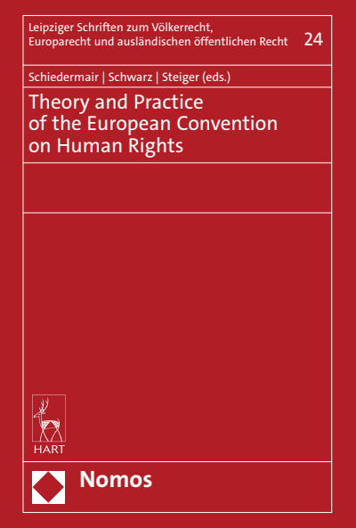 New Book: Theory and Practice of the European Convention on Human Rights