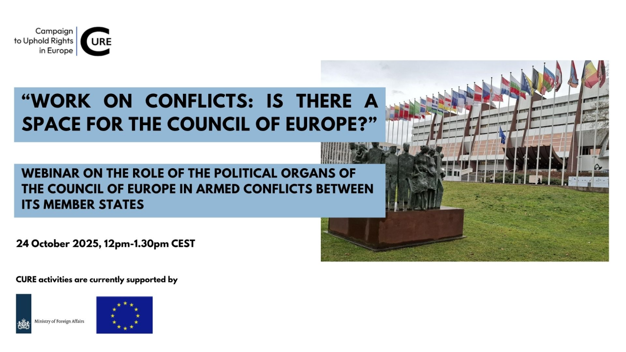 Webinar on the Role of the CoE in Armed Conflicts