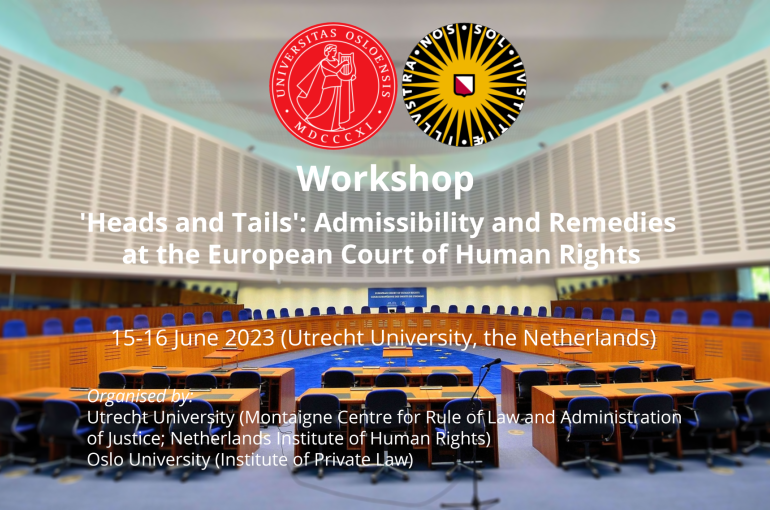 Call for Abstracts ‘Heads and Tails’: ECHR Admissibility and Remedies