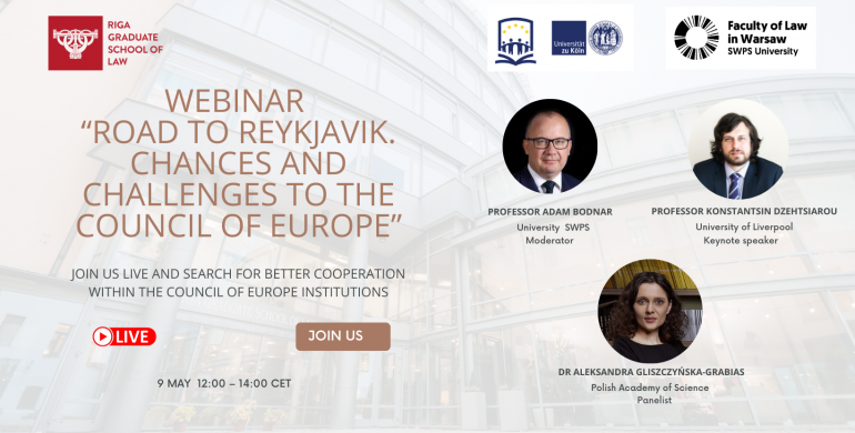 Webinar on Better Cooperation within the Council of Europe Institutions