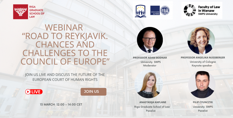 Webinar on the Future of the European Court of Human Rights