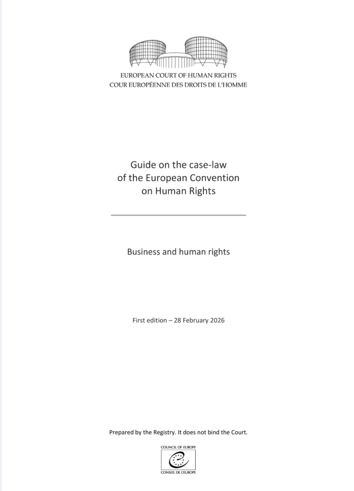 New Case-Law Guide on Business and Human Rights